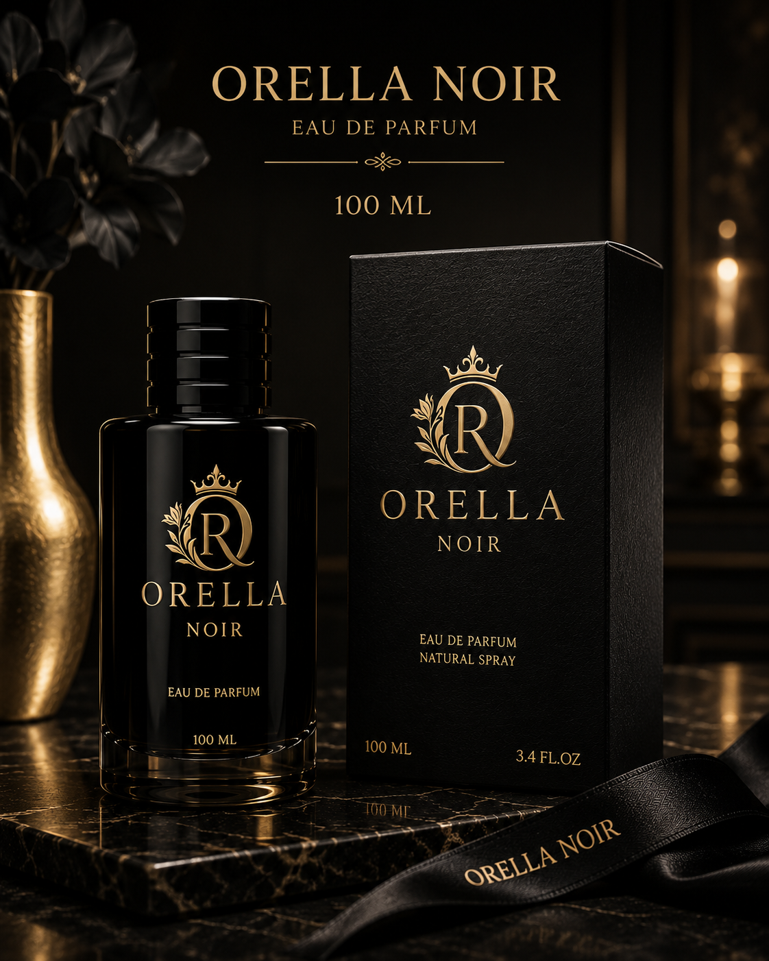 ORELLA NOIR – Eau de Parfum for Men (100 ml)
