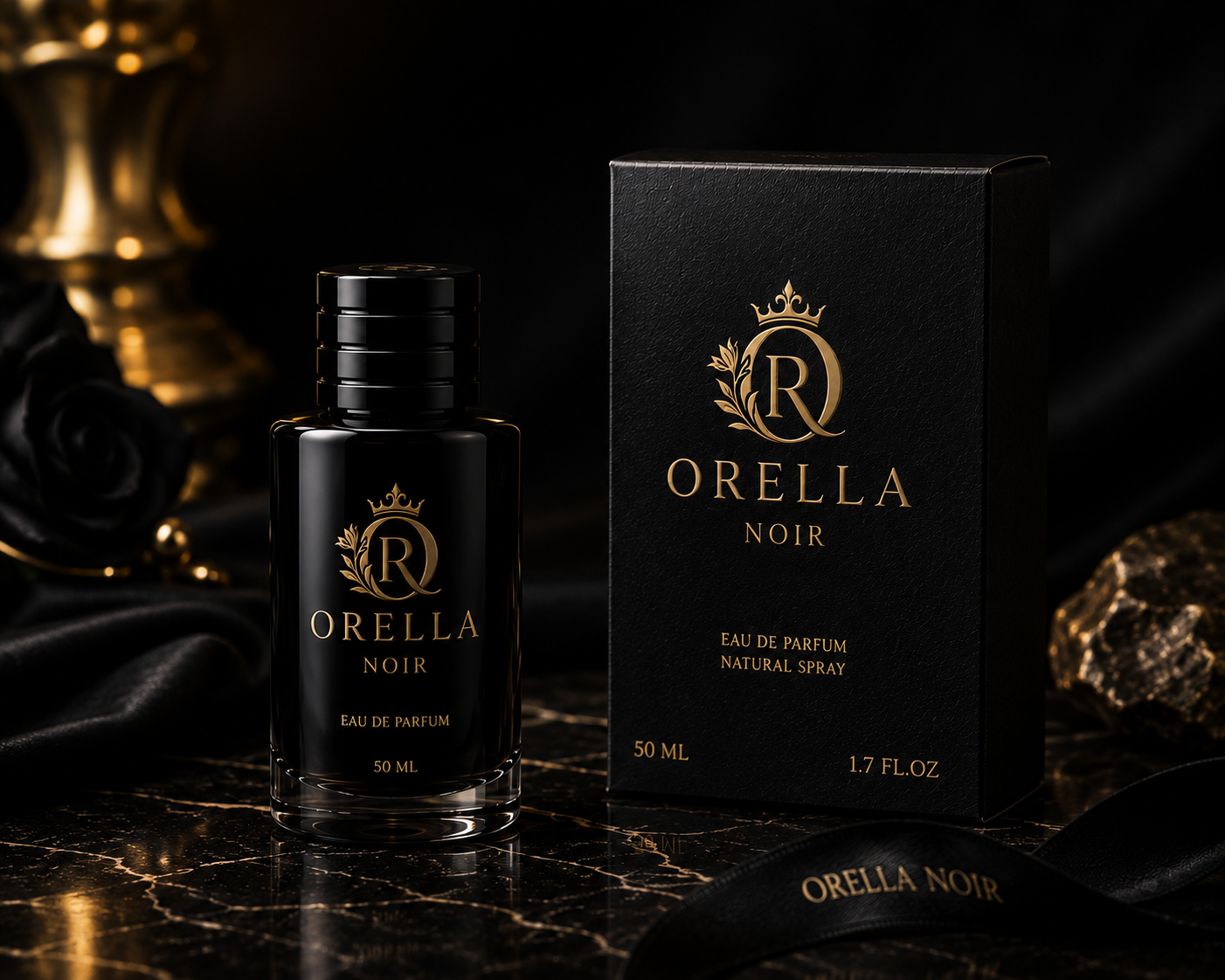 ORELLA NOIR – Eau de Parfum for Men (50 ml)